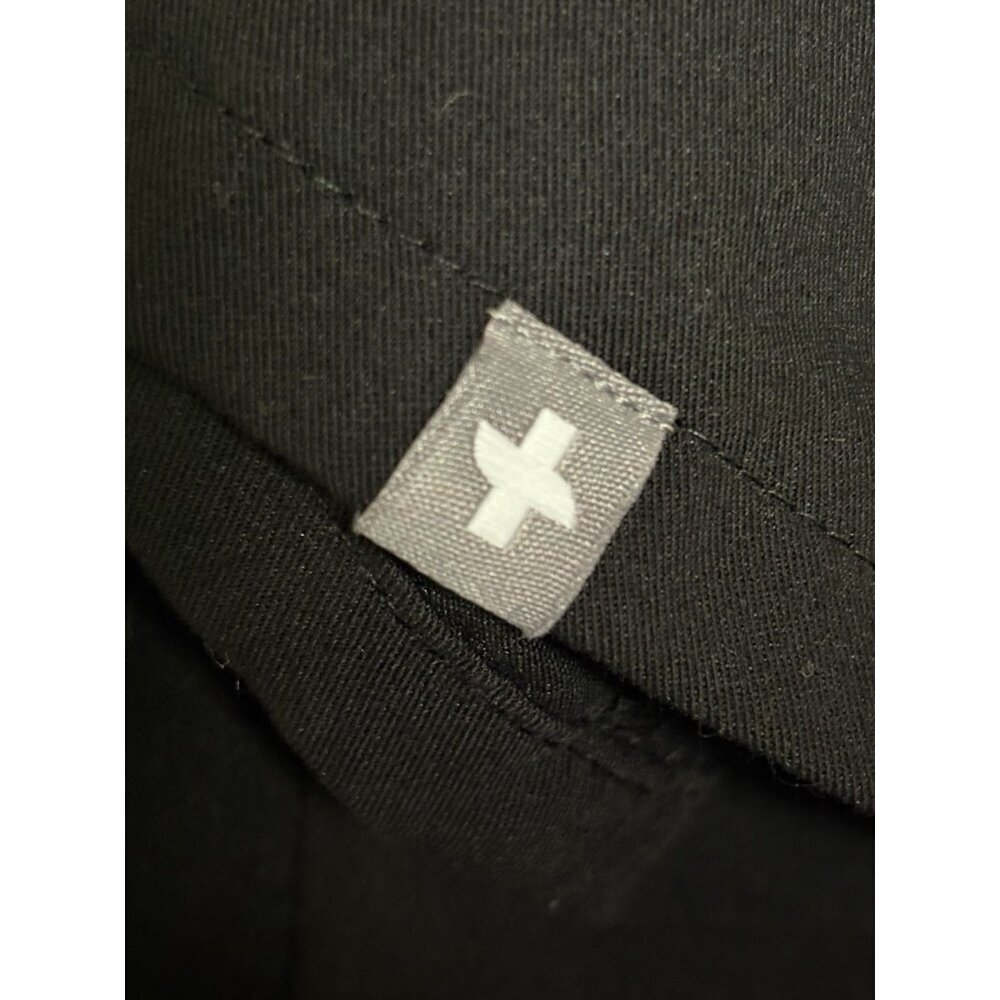 FIGS Casma Technical Collection Womens XS Solid Black Short Sleeve Scrub Top - Picture 4 of 4